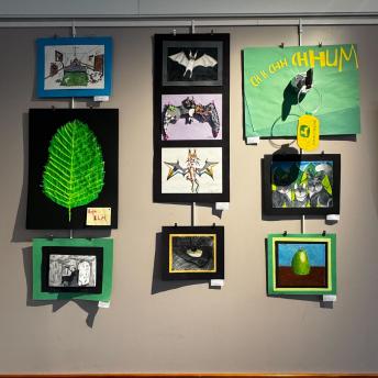 Splash art in the Levenson Room