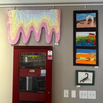 Splash art in the Levenson Room