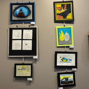 Splash art in the Levenson Room