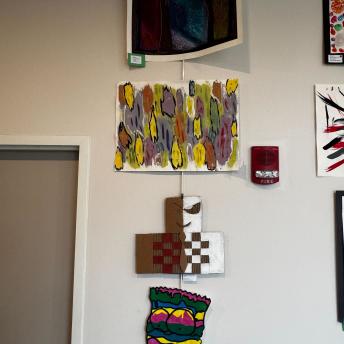 Splash art in the Levenson Room