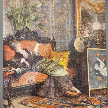 Lounging Lady Puzzle