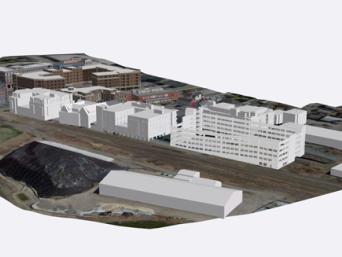 3D Model of Deer Street Streetscape - View 4