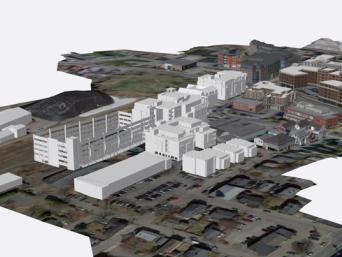 3D Model of Deer Street Streetscape - View 5