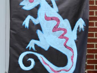 Lizard Graffiti Art