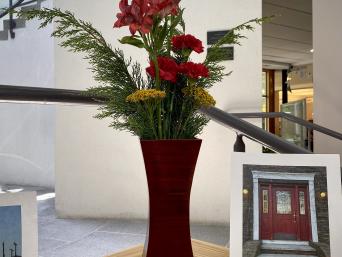 The Red Door in Portsmouth by Diane Beaulieu