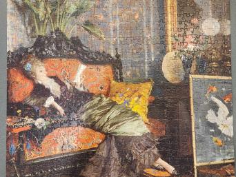 Lounging Lady Puzzle
