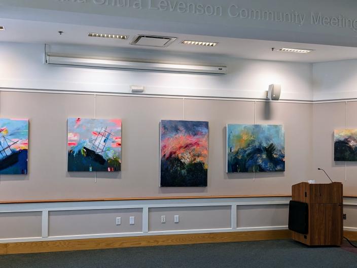 Paintings on Levenson Wall