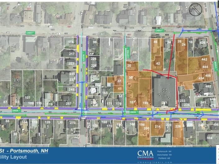 Union Street Construction Map