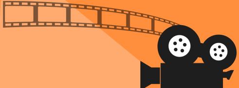 Movie projector and film