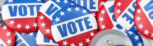 Buttons that say 'vote'