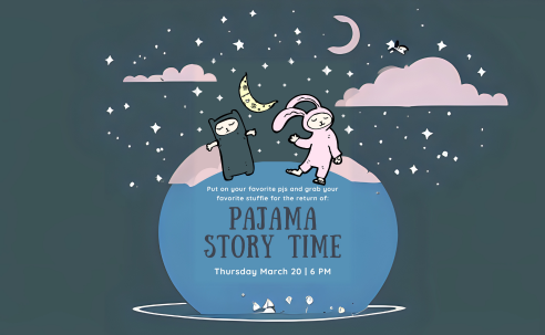 baby under the stars Pajama Story Time March 20