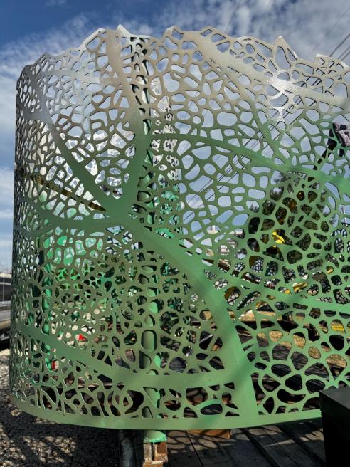 "Spiraling Serenity" sculpture by Vito DiBari