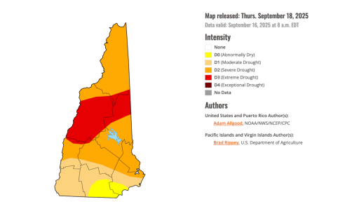 NH Drought monitor Sep 18