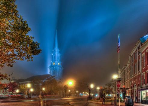 October evening in Market Sq. Credit David J. Murray, ClearEyePhoto.com