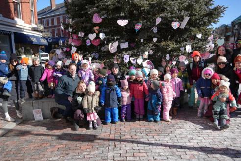 Portsmouth NH Tree of Love for Valentine's Day