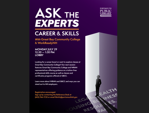 Purple Poster "Ask the Experts"