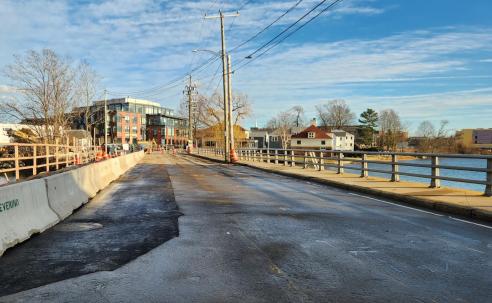 Maplewood Ave. Bridge construction