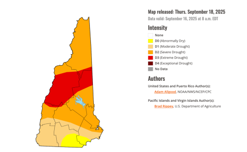 NH Drought monitor Sep 18