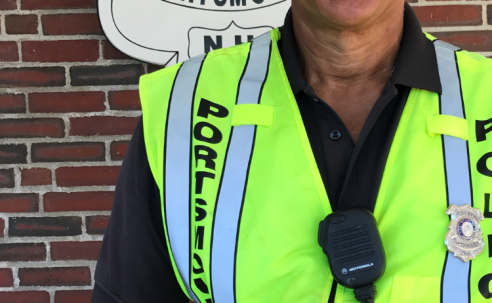 Portsmouth Police Department "Officer Friendly" Kevin Semprini is the Grand Marshall for the 2025 Illuminated Holiday Parade.