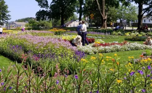 City Parks and Greenery staff lead free garden tours in Prescott Park.